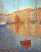 Paul Signac Red Buoy Spain oil painting reproduction